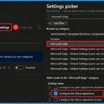 Control Sharing Options using Intune for Microsoft Edge Browser on Windows Devices 1 Control Sharing Options using Intune for Microsoft Edge Browser on Windows Devices