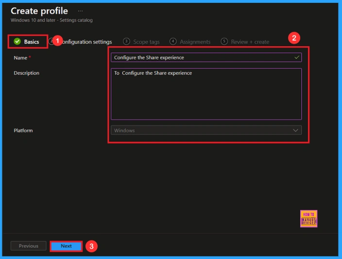 Control Sharing Options using Intune for Microsoft Edge Browser on Windows Devices 3 Control Sharing Options using Intune for Microsoft Edge Browser on Windows Devices - Fig.2