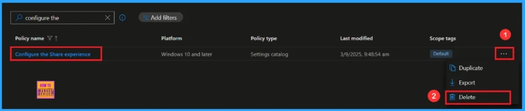 Control Sharing Options using Intune for Microsoft Edge Browser on Windows Devices 13 Control Sharing Options using Intune for Microsoft Edge Browser on Windows Devices - Fig.12