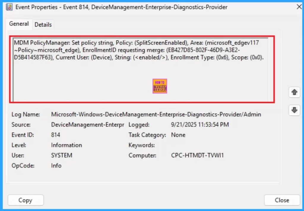 Enable Split Screen in Microsoft Edge to Improving Workflow and Multitasking using Intune 11 Enable Split Screen in Microsoft Edge to Improving Workflow and Multitasking using Intune - Fig.11