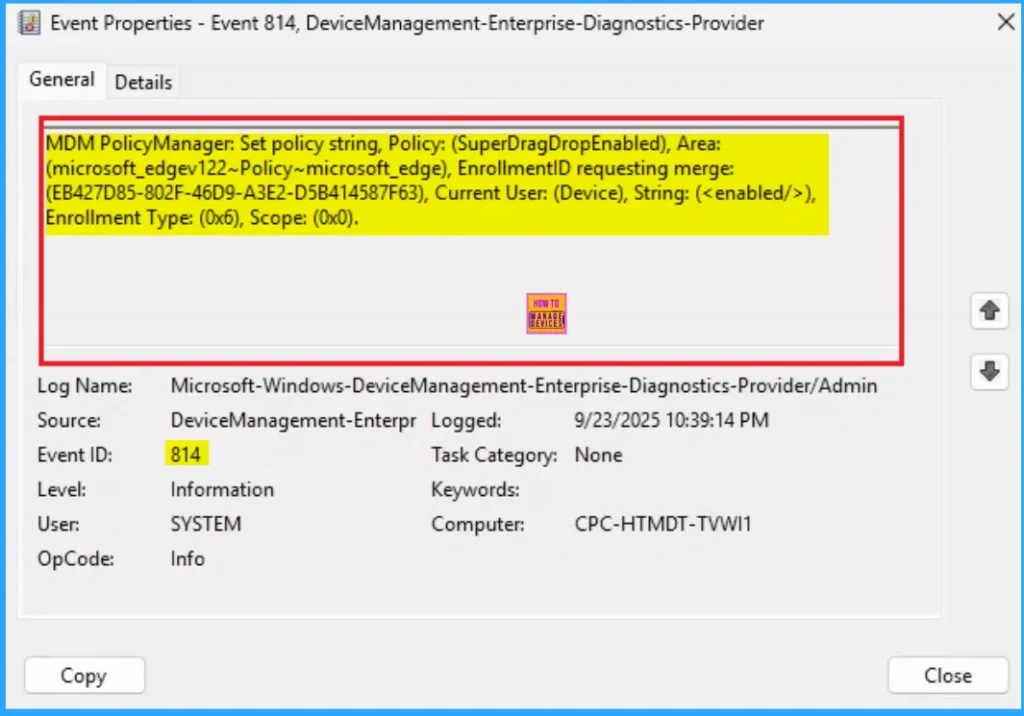 Enable Super Drag Drop in Microsoft Edge to Control User Navigation and Search using Intune 11 Enable Super Drag Drop in Microsoft Edge to Control User Navigation and Search using Intune - Fig.11