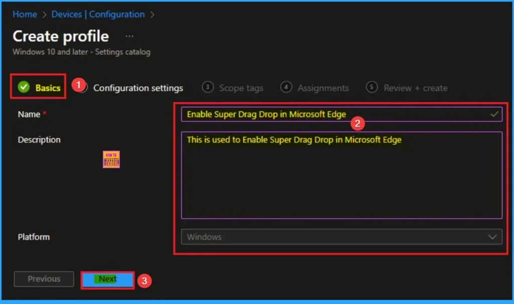 Enable Super Drag Drop in Microsoft Edge to Control User Navigation and Search using Intune 3 Enable Super Drag Drop in Microsoft Edge to Control User Navigation and Search using Intune - Fig.3