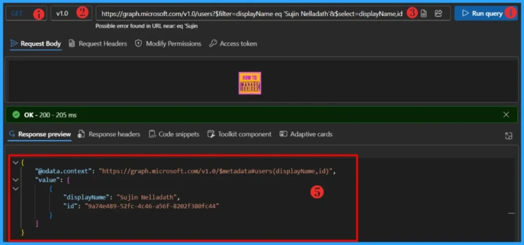 How to Track User Registration Details in Entra ID using Microsoft Graph API 3 How to Track User Registration Details in Entra ID using Microsoft Graph API. Fig - 03