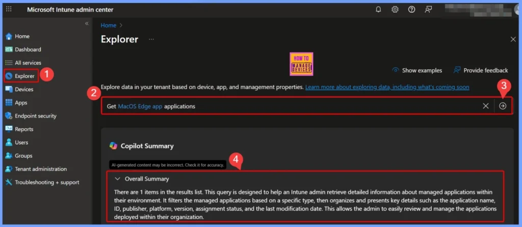 How to Access macOS Edge App Name ID Publisher Platform Version Assignment and Modification Date Details in Intune Copilot Explorer 1 How to Access macOS Edge App Name ID Publisher Platform Version Assignment and Modification Date Details in Intune Copilot Explorer - Fig.1