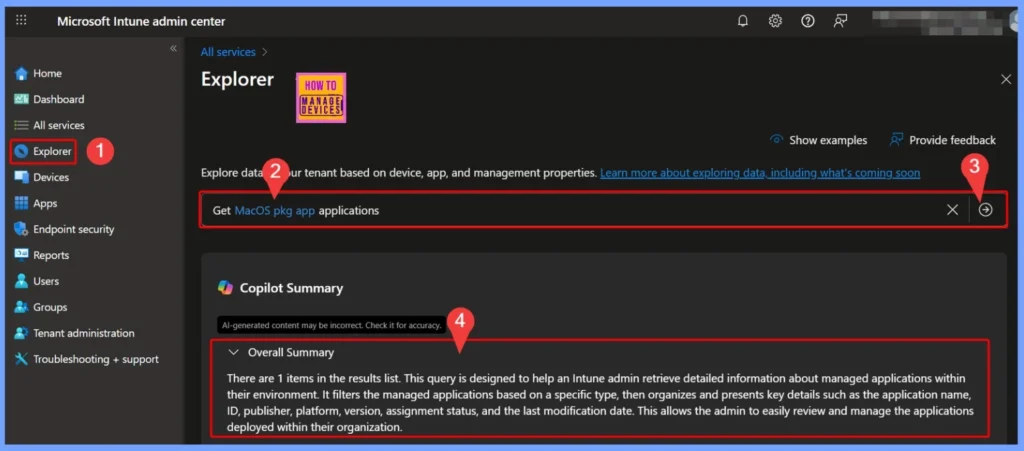 Get macOS PKG App Details with ID Publisher and Last Modified Date using Intune Copilot Explorer - Fig.1