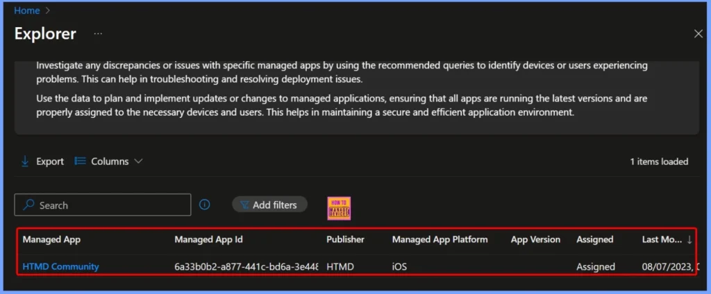 Retrieve iOS or iPadOS Web Clip App Name ID Version and Last Modified Date using Intune Copilot Explorer 3 Retrieve iOS or iPadOS Web Clip App Name ID Version and Last Modified Date using Intune Copilot Explorer - Fig.3