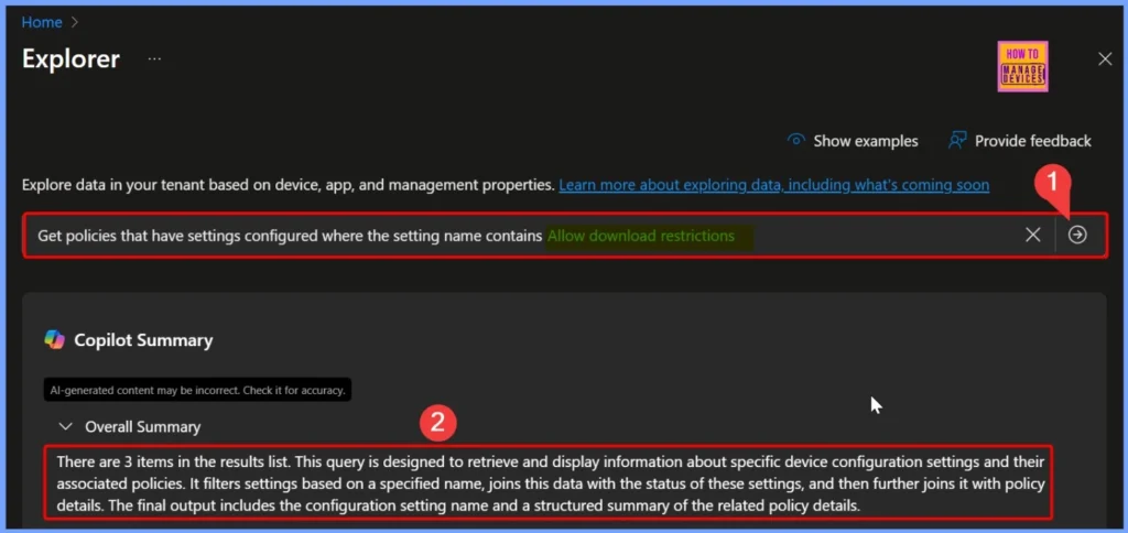How to Track Download Restriction Configurations in Intune using Copilot Explorer 3 How to Track Download Restriction Configurations in Intune using Copilot Explorer - Fig.3