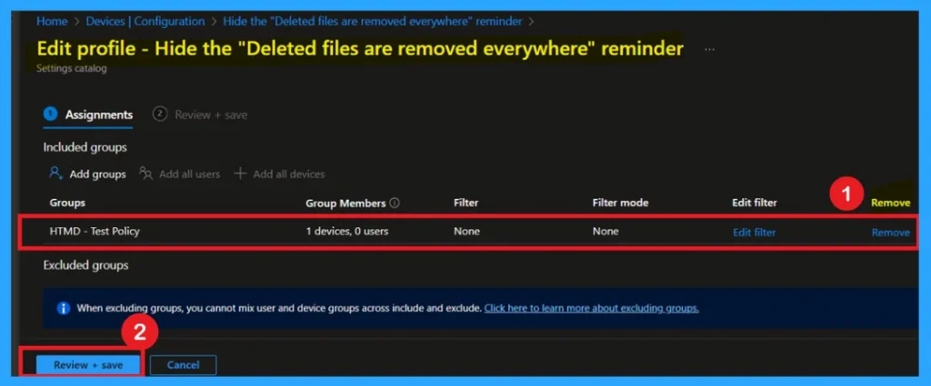 Benefits of OneDrive Hide Deleted Files Reminder using Intune Policy 11 Benefits of OneDrive Hide Deleted Files Reminder using Intune policy Fig.11