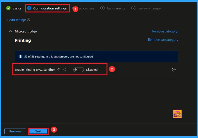 Control Least Privilege App Container Sandbox for Printing Services in Edge Browser using Intune 5 Control Least Privilege App Container Sandbox for Printing Services in Edge Browser using Intune - Fig.4