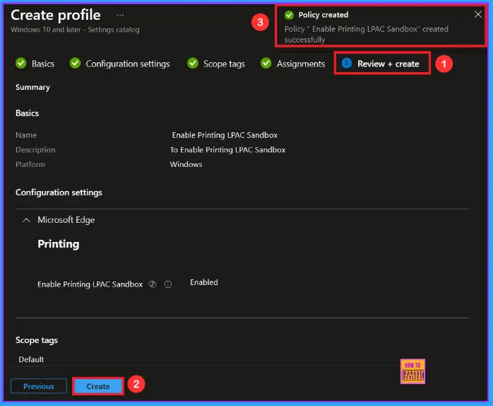 Control Least Privilege App Container Sandbox for Printing Services in Edge Browser using Intune 9 Control Least Privilege App Container Sandbox for Printing Services in Edge Browser using Intune - Fig.8