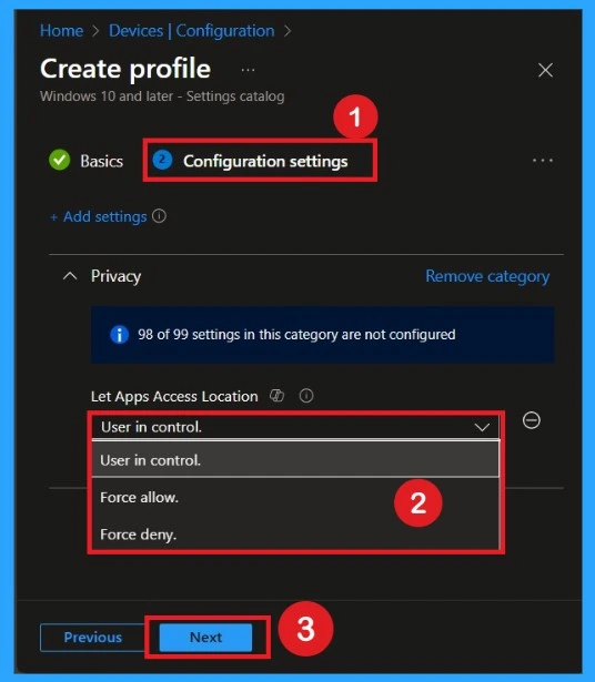 How to Block App Location Access in Windows using Intune Policy 4 How to Block App Location Access in Windows using Intune Policy - Fig.4