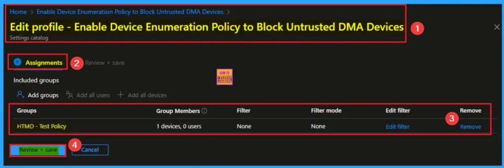 How to Enable Device Enumeration Policy to Block Untrusted DMA Devices using Intune 11 How to Enable Device Enumeration Policy to Block Untrusted DMA Devices using Intune - Fig.11