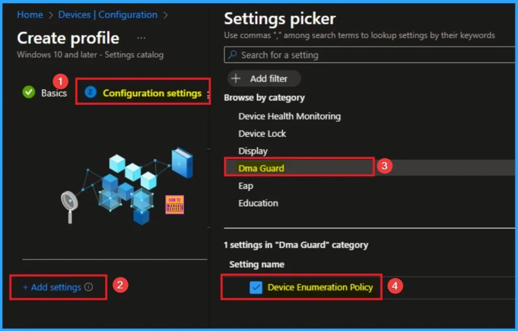 How to Enable Device Enumeration Policy to Block Untrusted DMA Devices using Intune 4 How to Enable Device Enumeration Policy to Block Untrusted DMA Devices using Intune - Fig.4