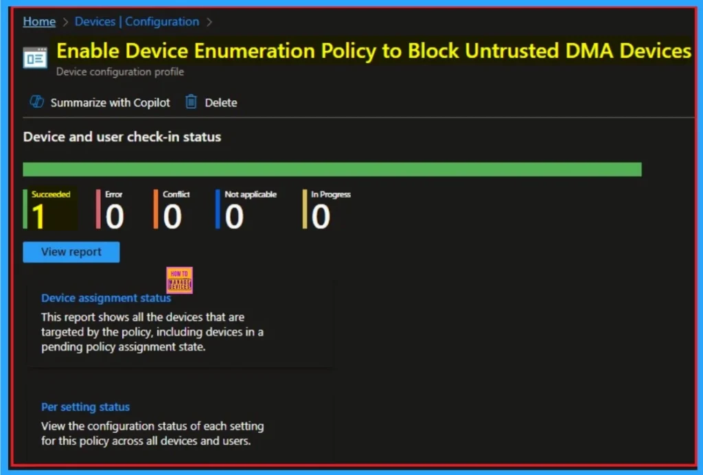 How to Enable Device Enumeration Policy to Block Untrusted DMA Devices using Intune 9 How to Enable Device Enumeration Policy to Block Untrusted DMA Devices using Intune - Fig.9