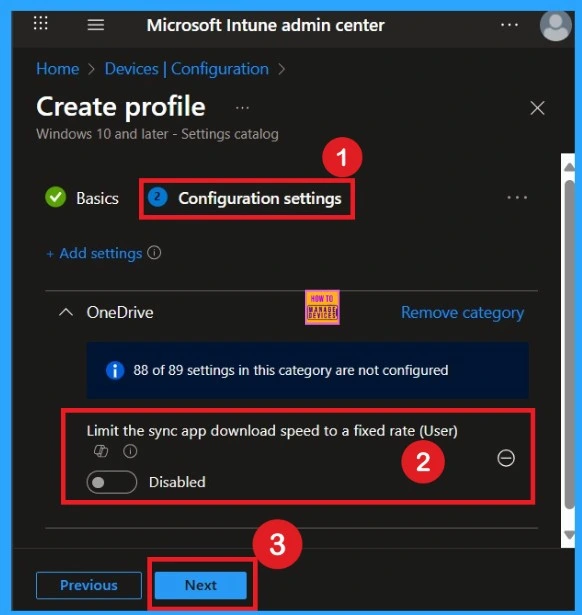 How to Restrict OneDrive Sync Speed in a Fixed Rate via Intune Policy 4 How to Restrict OneDrive Sync Speed in a Fixed Rate via Intune Policy - Fig.4