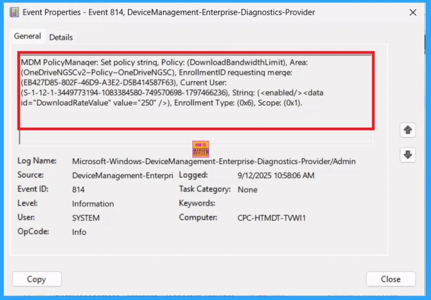 How to Restrict OneDrive Sync Speed in a Fixed Rate via Intune Policy 10 How to Restrict OneDrive Sync Speed in a Fixed Rate via Intune Policy - Fig.10