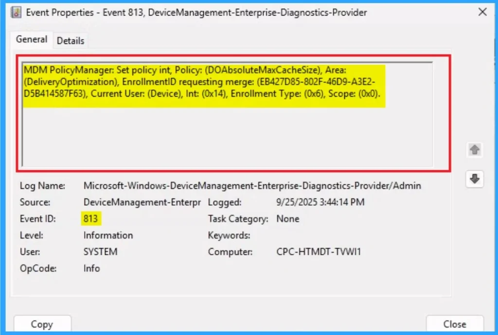 How to Set an Absolute Max Cache Size in GBs for Delivery Optimization using Intune 10 How to Set an Absolute Max Cache Size in GBs for Delivery Optimization using Intune - Fig.10