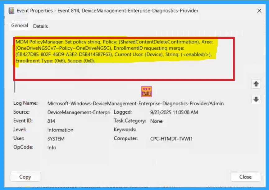 How to Prompt User to Confirm When they Delete Shared Content on OneDrive via Intune 10 How to Prompt User to Confirm When they Delete Shared Content on OneDrive via Intune- Fig.10