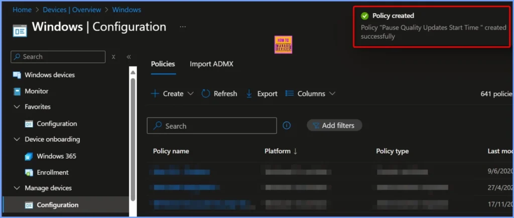 How to Set Pause Start Date for Quality Updates using Intune Policy 10 How to Set Pause Start Date for Quality Updates using Intune Policy 8