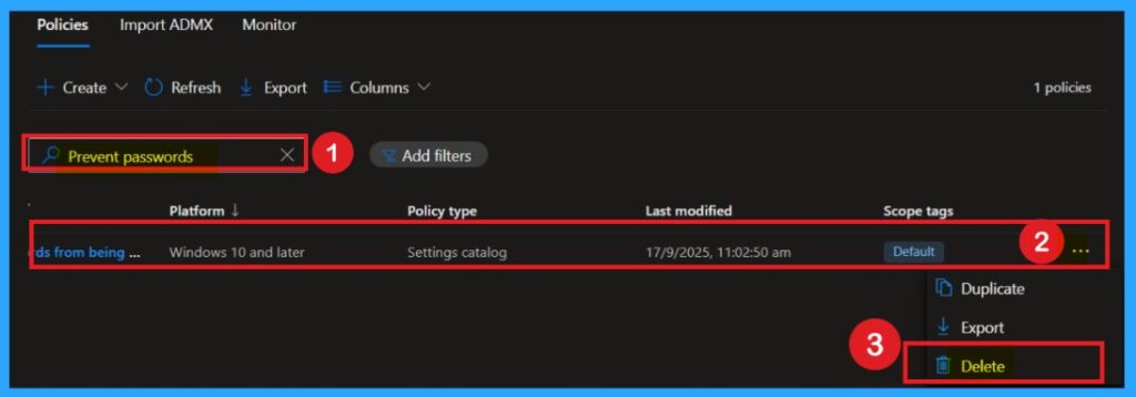 Prevent Edge from Deleting Saved Passwords on Exit using Intune 12 Prevent Edge from Deleting Saved Passwords on Exit using Intune -Fig.12