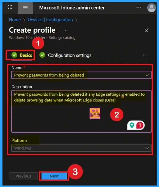 Prevent Edge from Deleting Saved Passwords on Exit using Intune 2 Prevent Edge from Deleting Saved Passwords on Exit using Intune -Fig.2