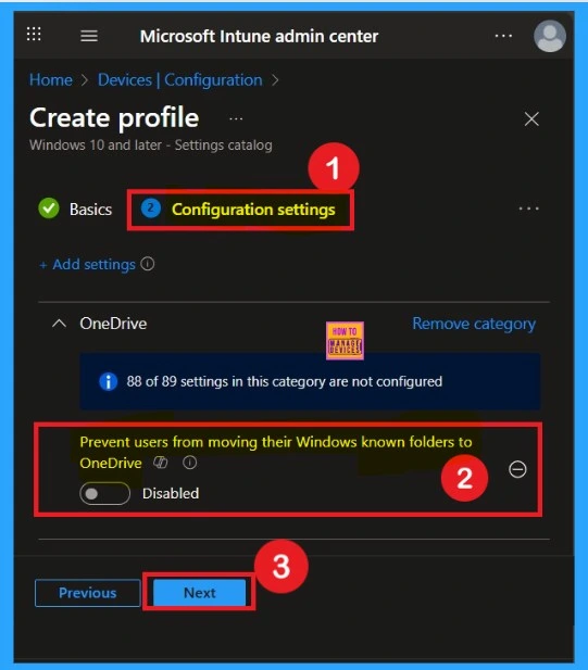 Prevent users from Moving their Windows Known Folders to OneDrive 4 Prevent users from Moving their Windows Known Folders to OneDrive - Fig.4