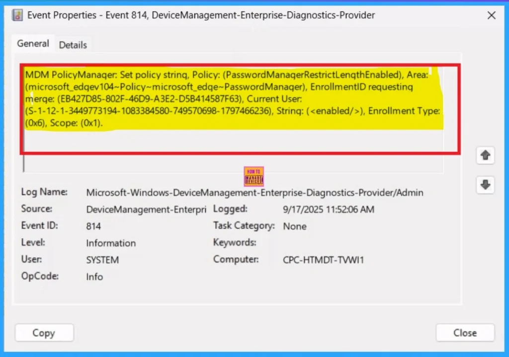 Manage Credential Length in Edge Password Manager through Intune 10 Manage Credential Length in Edge Password Manager through Intune -Fig.10