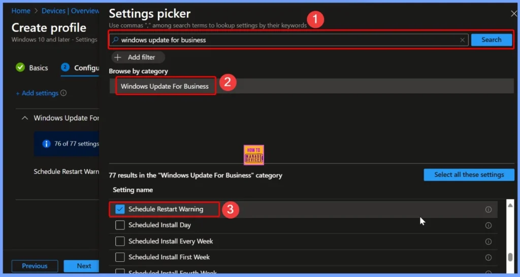 How to Configure Auto-Restart Warning Reminder Policy in Windows using Intune 4 How to Configure Auto-Restart Warning Reminder Policy in Windows using Intune - Fig.4