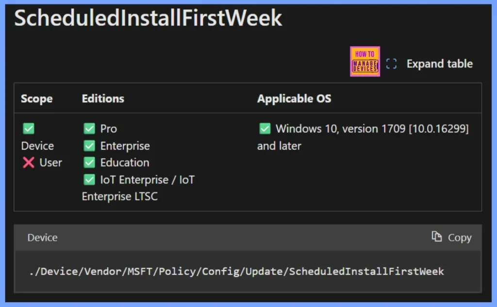 How to Schedule Windows Updates Every First Week of Month using Intune Policy 13 How to Schedule Windows Updates Every First Week of Month using Intune Policy - Fig.13
