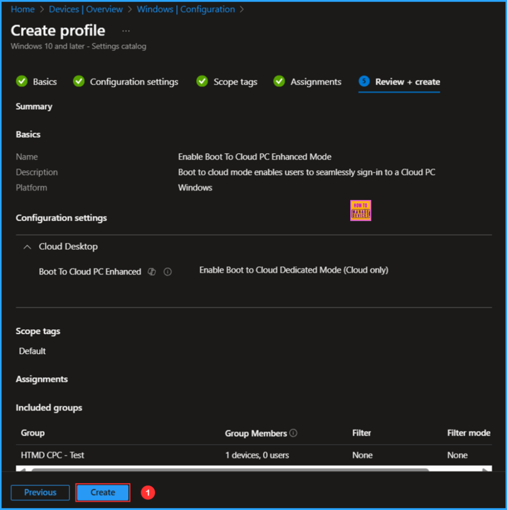 Simple way to Enable Boot To Cloud PC Enhanced Mode using Intune 10 Simple way to Enable Boot To Cloud PC Enhanced Mode using Intune. Fig. 10