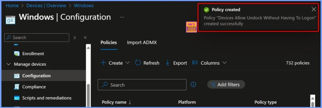 Allow Undocking without Logging on Security Setting Explained using Intune Policy 10 Allow Undocking without Logging on Security Setting Explained using Intune Policy - Fig.10