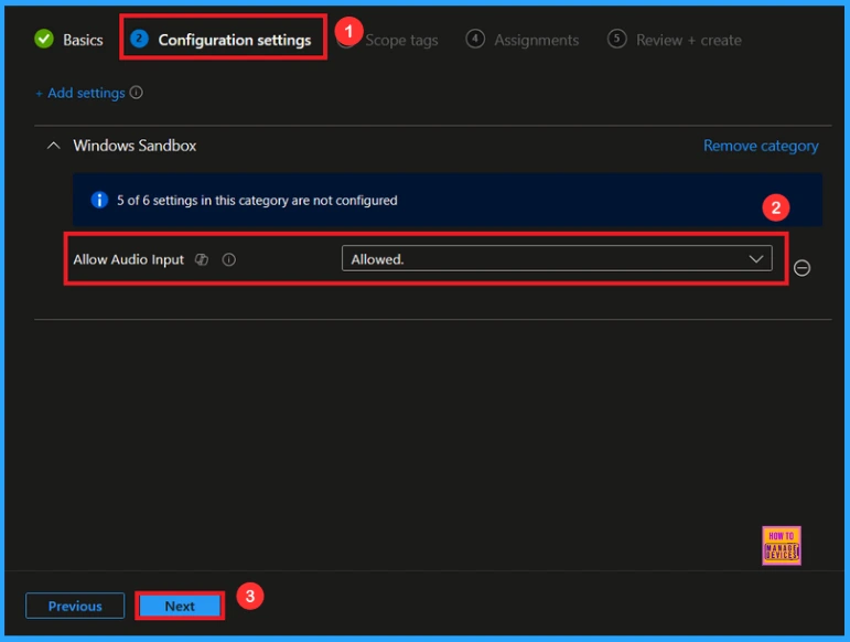 Mandatory Audio for Windows Sandbox Enforce Microphone Access on Every PC using Intune 5 Mandatory Audio for Windows Sandbox Enforce Microphone Access on Every PC using Intune - Fig.4
