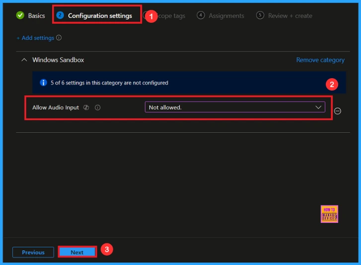 Mandatory Audio for Windows Sandbox Enforce Microphone Access on Every PC using Intune 6 Mandatory Audio for Windows Sandbox Enforce Microphone Access on Every PC using Intune - Fig.5