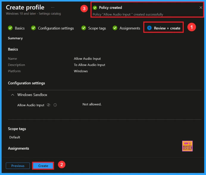 Mandatory Audio for Windows Sandbox Enforce Microphone Access on Every PC using Intune 9 Mandatory Audio for Windows Sandbox Enforce Microphone Access on Every PC using Intune - Fig.8