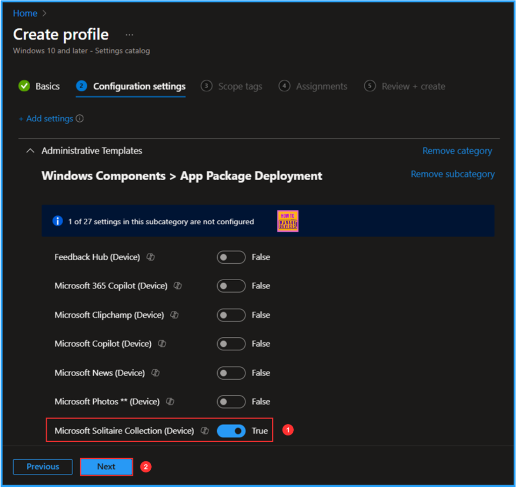Best way to Remove Default Microsoft Store Packages using Intune 7 Best way to Remove Default Microsoft Store Packages using Intune. Fig. 7