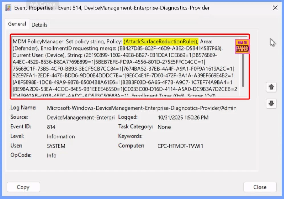 Block Executables Impersonating or Copying System Tools and Binaries using Intune ASR Rules 10 Block Executables Impersonating or Copying System Tools and Binaries using Intune ASR Rules - Fig.10