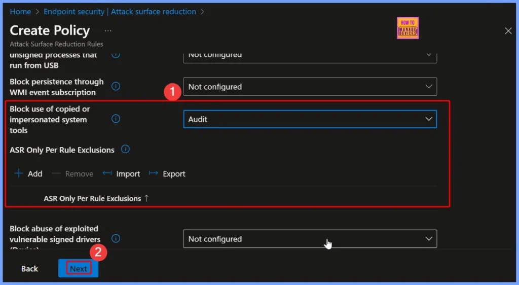 Block Executables Impersonating or Copying System Tools and Binaries using Intune ASR Rules 4 Block Executables Impersonating or Copying System Tools and Binaries using Intune ASR Rules - Fig.4