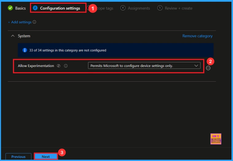 Stop Microsoft From Changing your Windows Settings Without Warning using Intune 5 Stop Microsoft From Changing Your Windows Settings Without Warning using Intune - Fig.4