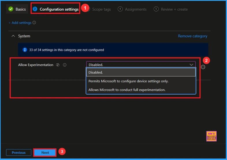 Stop Microsoft From Changing your Windows Settings Without Warning using Intune 6 Stop Microsoft From Changing Your Windows Settings Without Warning using Intune - Fig.5