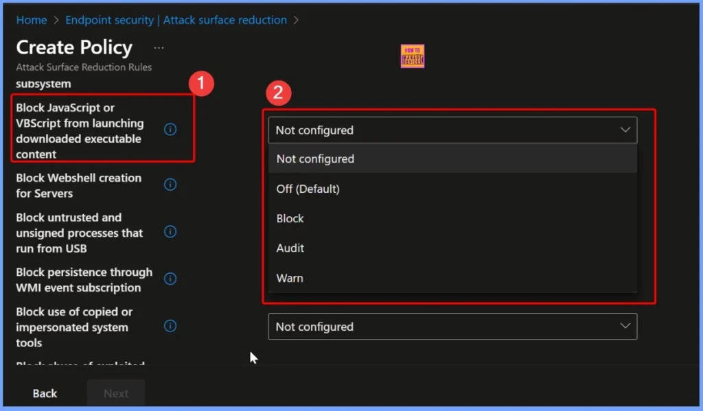 How to Block JavaScript or VBScript from Launching Downloaded Executable Content using Intune 3 How to Block JavaScript or VBScript from Launching Downloaded Executable Content using Intune - Fig.3