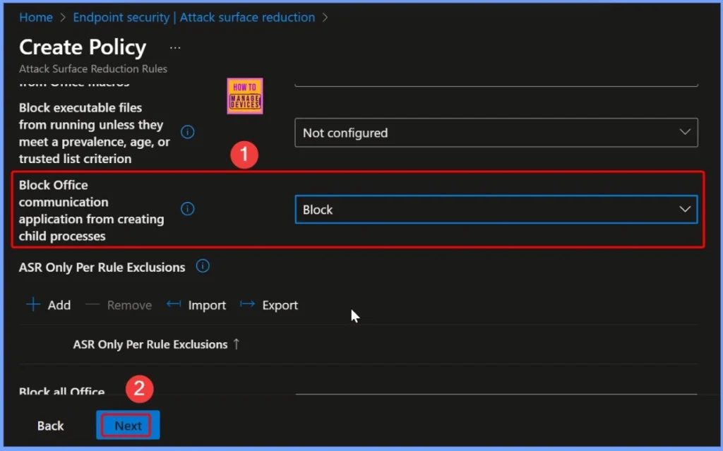 How to Block Outlook Child Processes using Intune Attack Surface Reduction Rule 4 How to Block Outlook Child Processes using Intune Attack Surface Reduction Rule - Fig.4