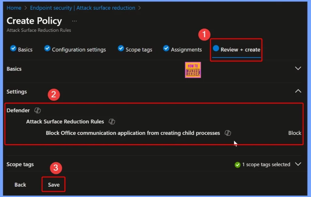 How to Block Outlook Child Processes using Intune Attack Surface Reduction Rule 7 How to Block Outlook Child Processes using Intune Attack Surface Reduction Rule - Fig.7