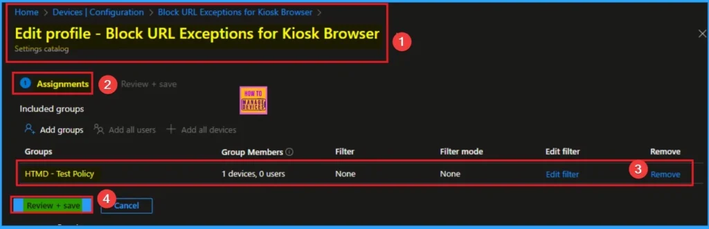 Block URL Exceptions for Kiosk Browser to Enforce Least Privilege for Web Access using Intune 11 Block URL Exceptions for Kiosk Browser to Enforce Least Privilege for Web Access using Intune - Fig.11
