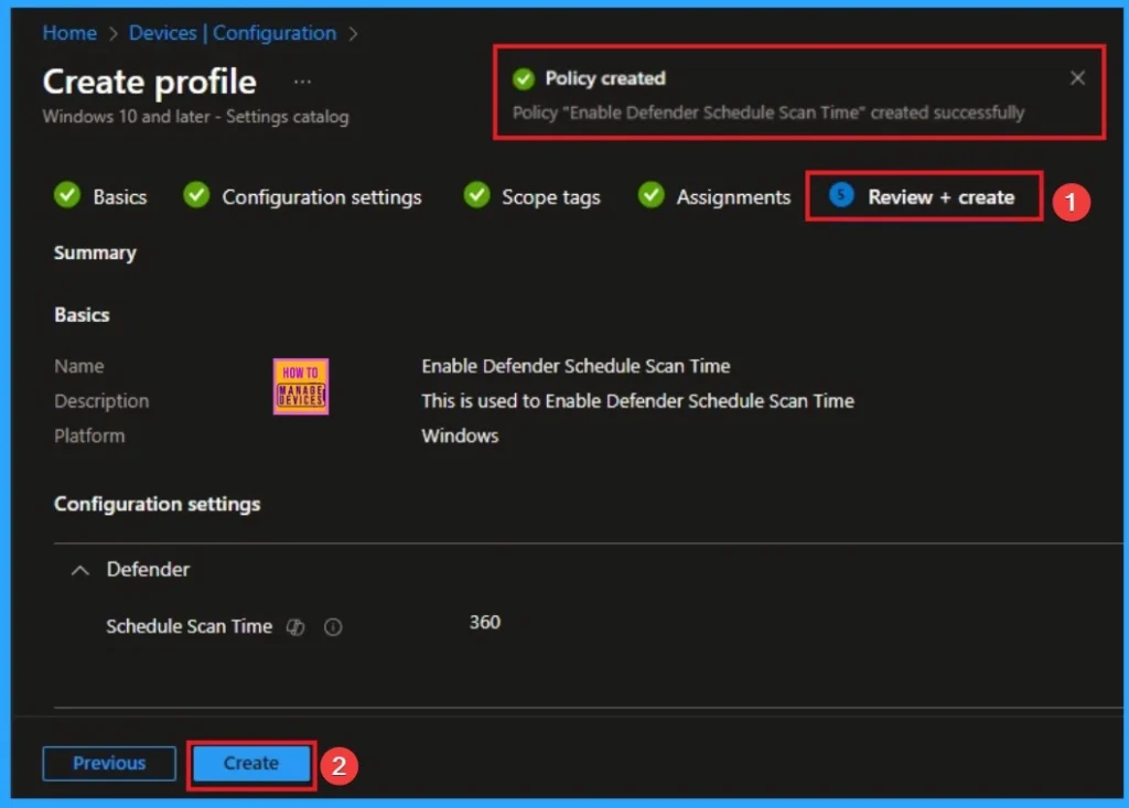 Calculate and Configure Perfect Defender Scan Time Value to Boosts Device Speed using Intune 9 Calculate and Configure Perfect Defender Scan Time Value to Boosts Device Speed using Intune - Fig.9