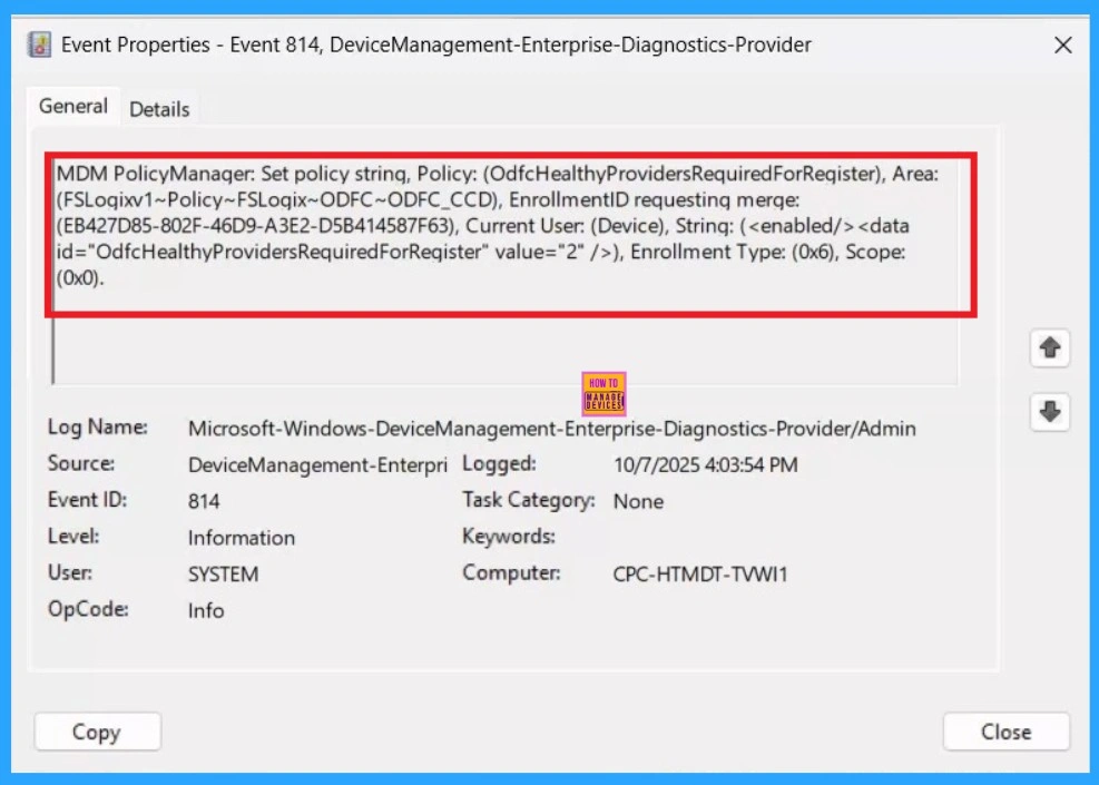 How to Configure FSLogix Forced Unregister Cache Settings using Intune Policy 10 How to Configure FSLogix Forced Unregister Cache Settings using Intune Policy - Fig.10