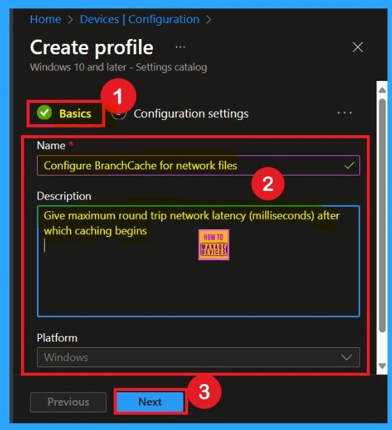 Configure BranchCache for Network Files using Intune Policies 2 Configure BranchCache for Network Files using Intune Policies - Fig.2