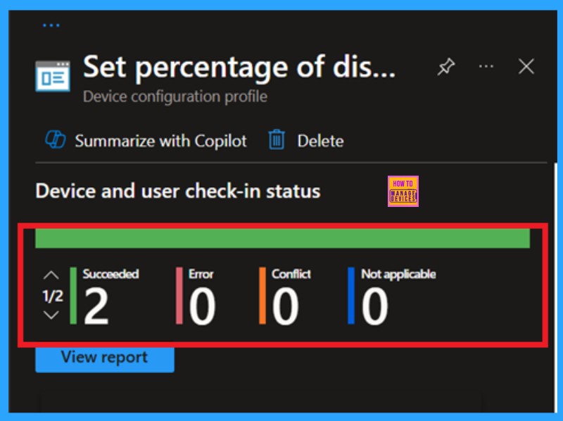 Configure Percentage of Disk Space used for Client Computer Cache using Intune Policy 9 Configure Percentage of Disk Space used for Client Computer Cache using Intune Policy- Fig.9