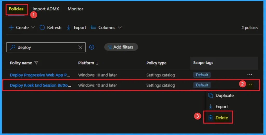Deploy Kiosk End Session Button Policy for Full Browser Reset with Intune 13 Deploy Kiosk End Session Button Policy for Full Browser Reset with Intune - Fig.13