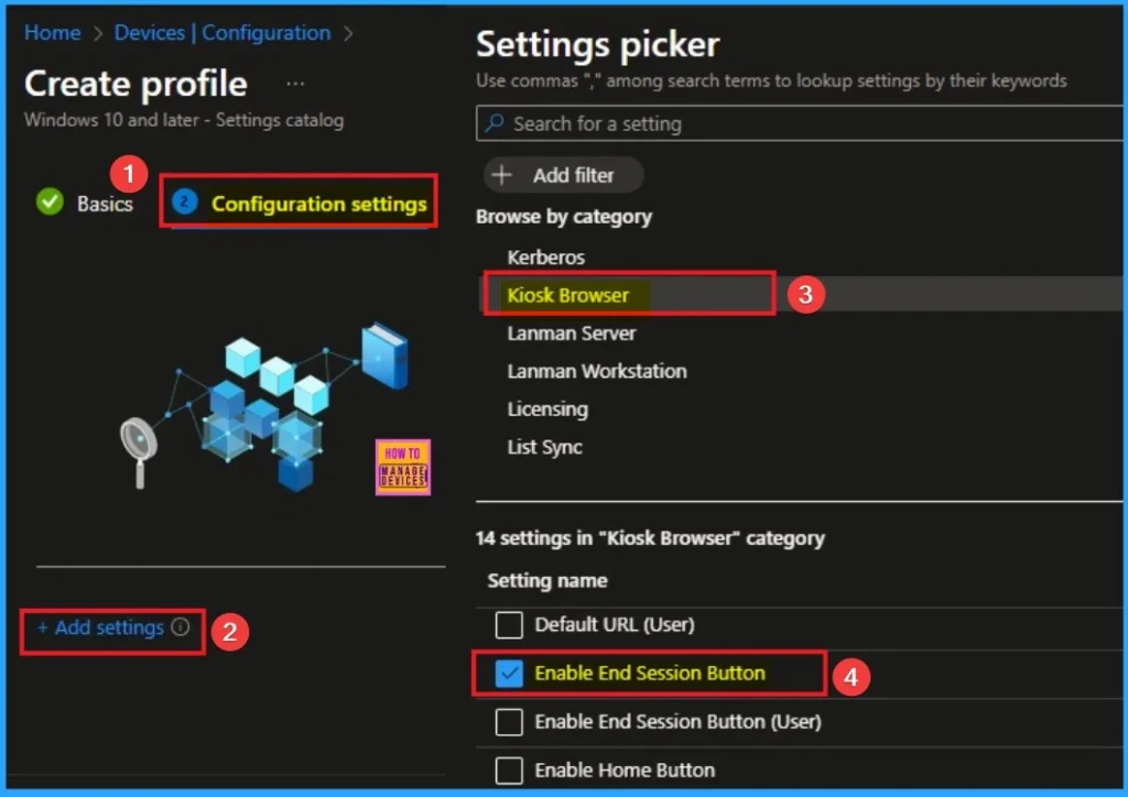 Deploy Kiosk End Session Button Policy for Full Browser Reset with Intune 4 Deploy Kiosk End Session Button Policy for Full Browser Reset with Intune - Fig.4