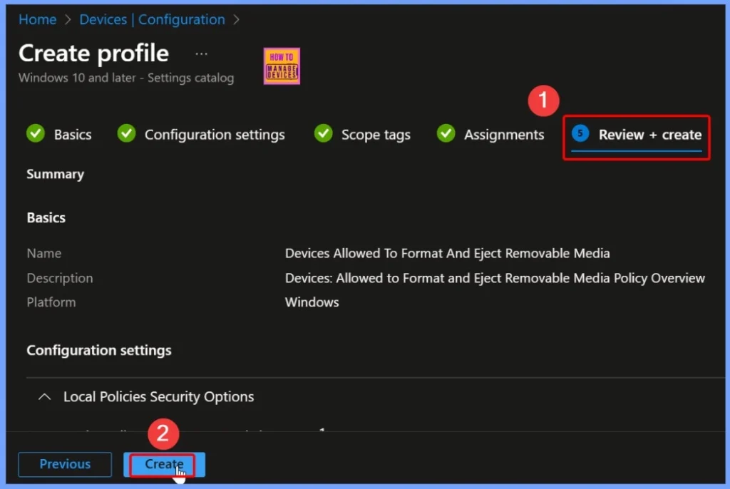 How to Control Access to Format and Eject Removable Media in Windows using Intune Policy 9 How to Control Access to Format and Eject Removable Media in Windows using Intune Policy - Fig.9